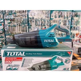 Máy hút bụi pin 20V TOTAL TVLI2001 |Máy hút bụi dùng pin Điện thế pin: 20V Khả năng chứa bụi: 0.7L, dùng để làm sạch bụi