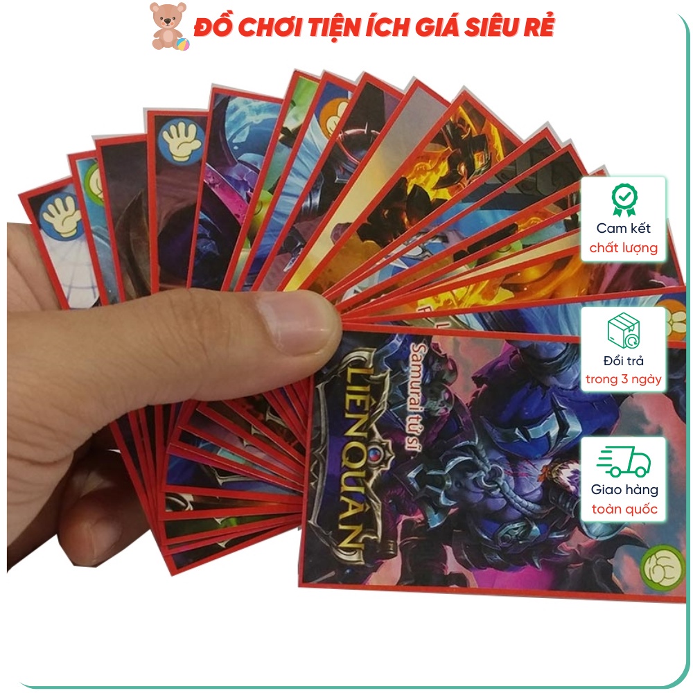 Dây 12 gói thẻ bài 1 💥 SIÊU HOT 💥 Thẻ bài đồ chơi magic, siêu nhân, tướng liên quân... hình ảnh bắt 