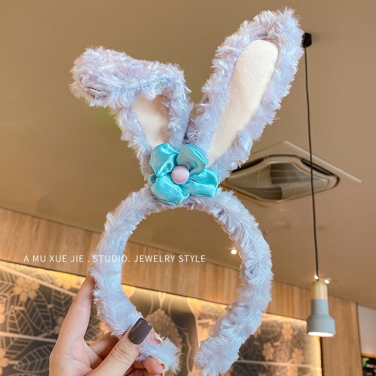 Băng đô cài tóc tai thỏ bờm tóc thỏ cute MINIGIRL B3