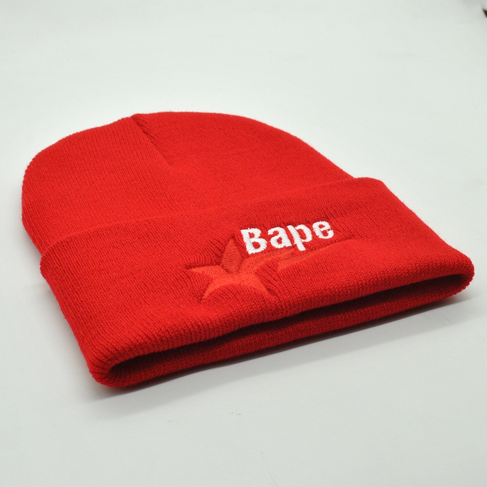 Mũ beanie Trùm Đầu Thêu Chữ Thời Trang Thu Đông Cho Nam Nữ