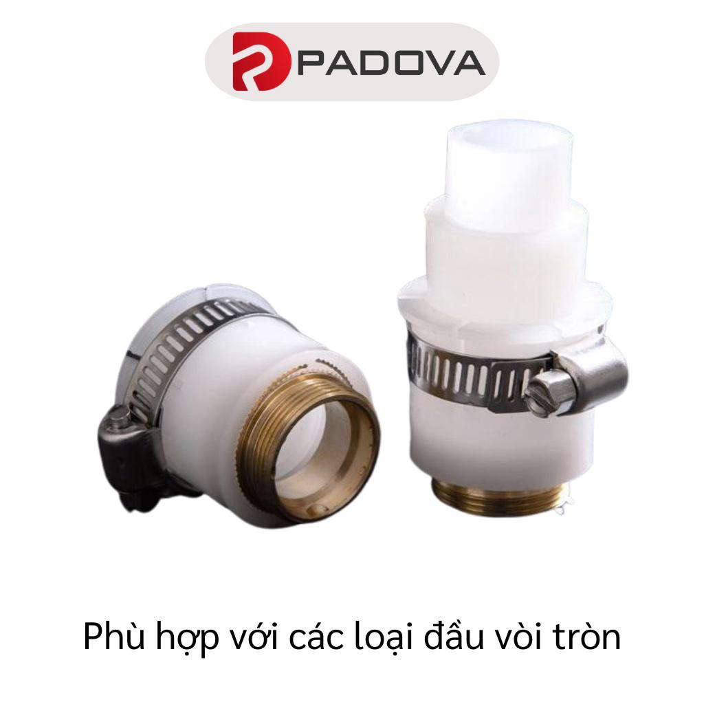 Đầu Nối Vòi Nước Đa Năng Cho Đầu Vòi Tròn, Không Ren Phi 18-22mm PADOVA 8581
