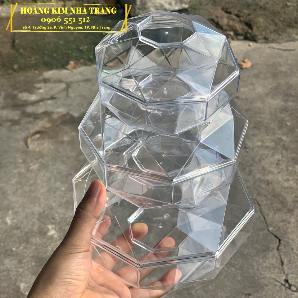 Combo 10 Hộp Kim Cương đựng yến sào 100g/50g/30g - Giá rẻ, dày dặn