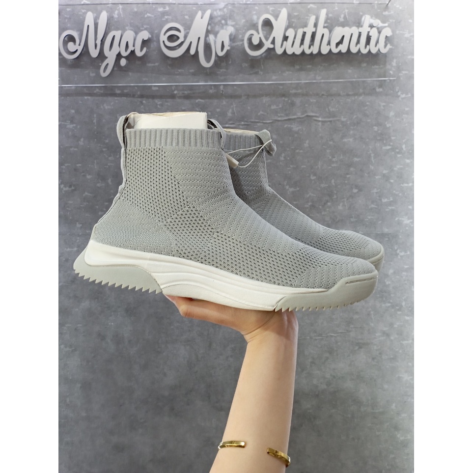 ZARA Authentic-1 đôi sneaker vải đế su siêu êm chân màu xám sz 39