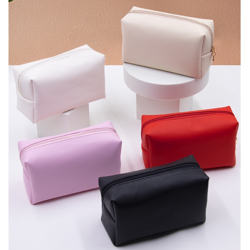 Túi Da PU Đựng Mỹ Phẩm Chống Thấm Nước Tiện Dụng Khi Đi Du Lịch