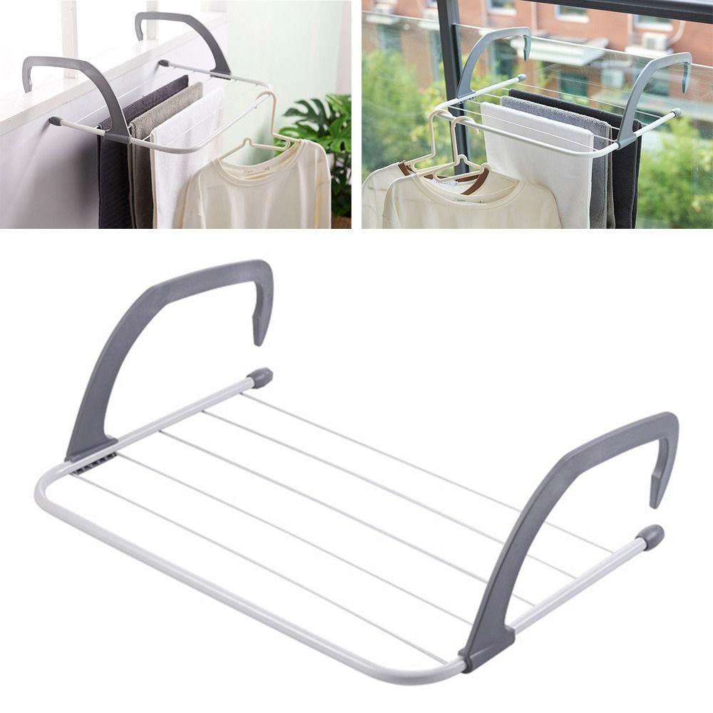 CONOPERY Thanh Treo Quần Áo Gắn Tường Có Thể Gấp Gọn Tiện Dụng Cho Gia Đình