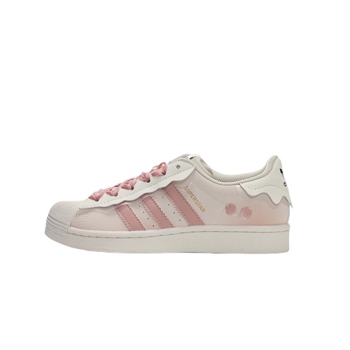Giày Thể Thao Nam Nữ_Adidas Superstar Mới 2022, Giày Mũi Sò 3 Sọc Màu Kem Bản Sịn Full Box Bill