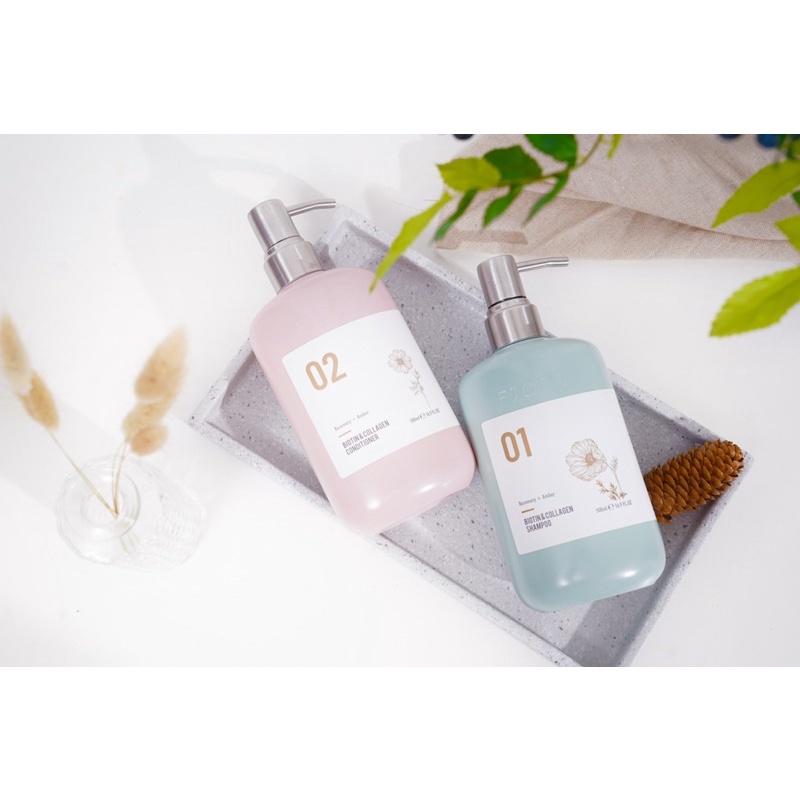 Cặp dầu gội xả siêu cao cấp FJORD, siêu thơm nước hoa, siêu mềm mượt, kích thích mọc tóc chính hãng