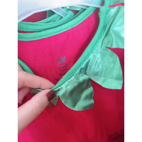 Body váy dâu tây kèm mũ Hm