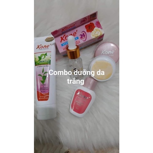 Combo 3 món dưỡng trắng kone thái lan