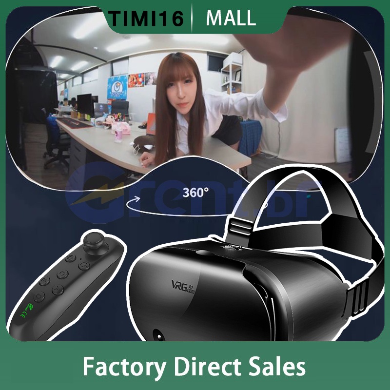 Vrgpro X7 3d Vr Tai Nghe Thực Tế Ảo Mũ Bảo Hiểm Dành Cho Điện Thoại Thông Minh Điện Thoại Ống Kính Với Bộ Điều Khiển Tai Nghe 5 Đến 7 Inch-Timivn