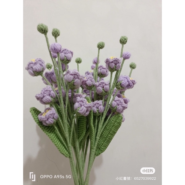 Hoa chuông len handmade cực xinh. hoa làm quà,trang trí nhà bàn làm việc