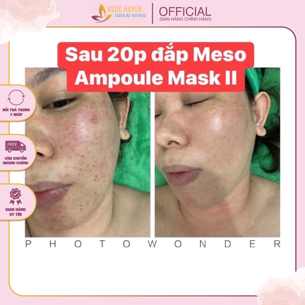 ⚡ Mặt Nạ MESO CALMING AMPOULE MASK, Tăng Độ Đàn Hồi, Trắng Sáng Da