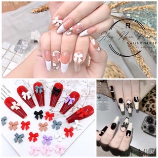 Phụ kiện nail (2 chiếc - 10 chiếc)  nơ đính móng - nơ nail xinh