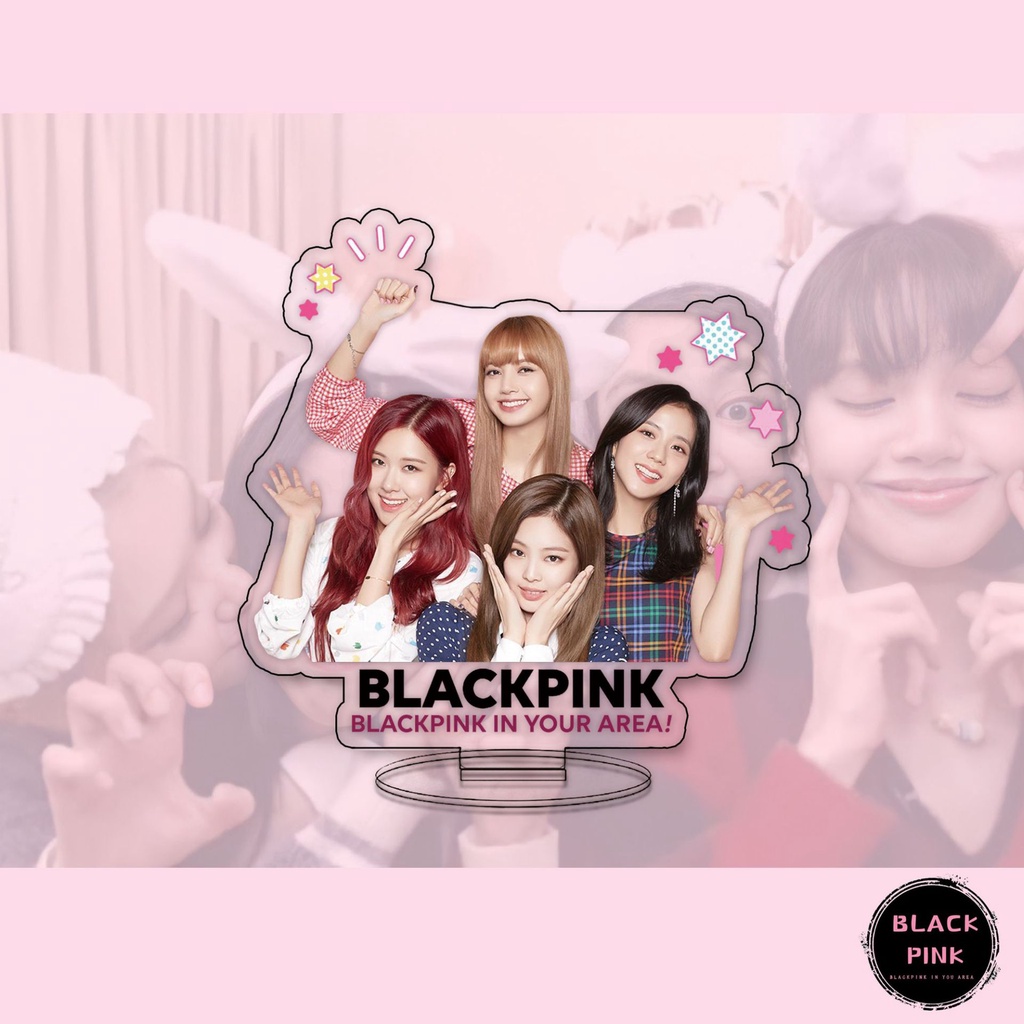 Blackpink Album Pink Venom Action Figurines Standee ROSE JISOO LISA JENNIE Desk Stand