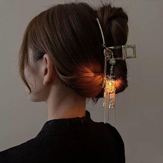 Kẹp Tóc Hình Cá Mập Có Đèn led Phong Cách Hàn Quốc Cho Nữ