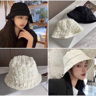 Nón linen thổ cẩm , cột dây