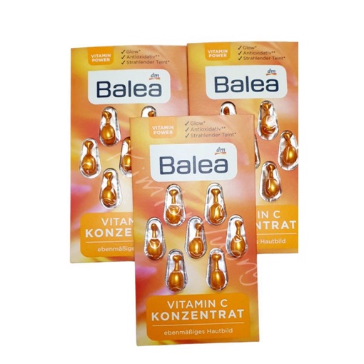 Viên nan Serum dưỡng da BALEA của Đức- Vỉ 7 Viên