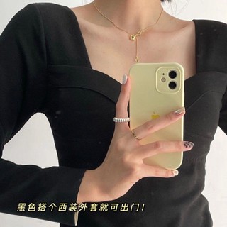 Áo giữ nhiệt cổ vuông có mút ngực ôm body