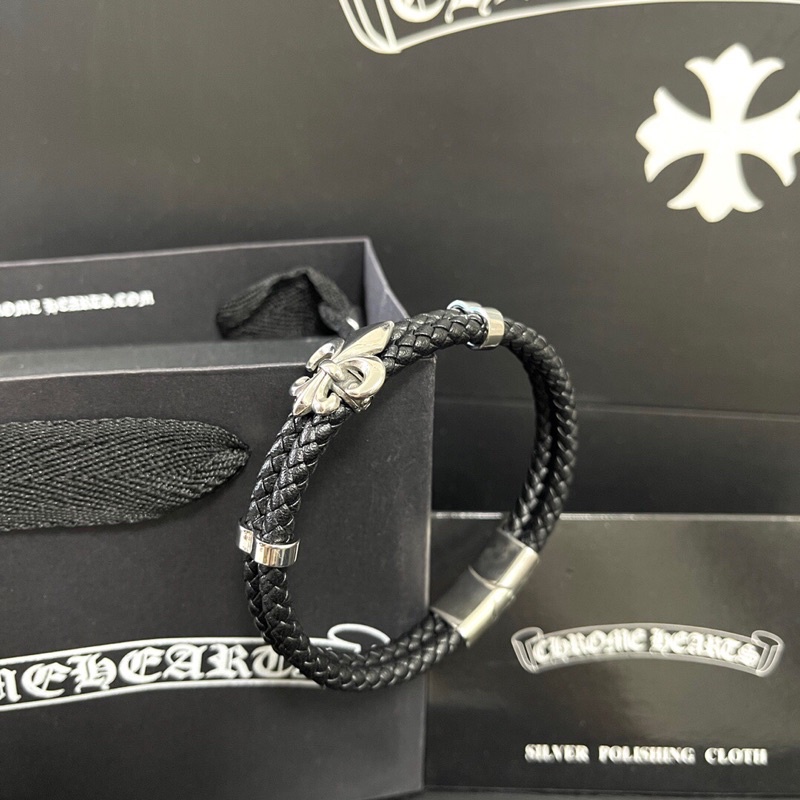 Vòng tay nam nữ logo Chrome Heart phong cách retro cá tính cao cấp