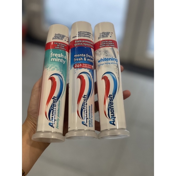 Kem đánh trắng răng Aquafresh 100ml - Hàng PHÁP chính hãng .