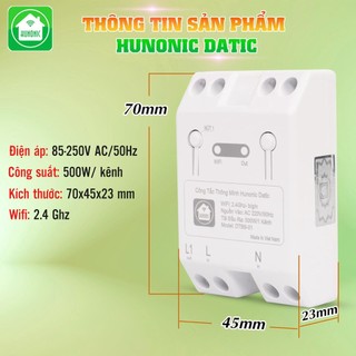 Công tắc Hunonic Wifi Datic Basic mini