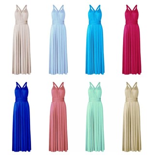 Đầm Maxi Nhiều Cách Mặc Cho Phù Dâu