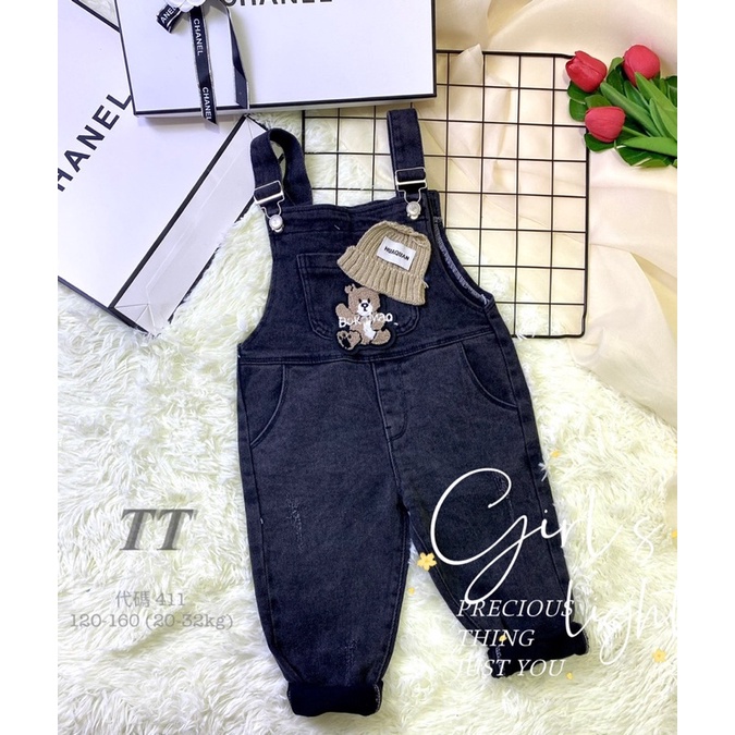 Quần yếm bò size đại cho bé yêu