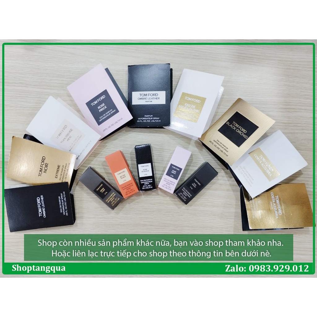 Vial Nước Hoa Chính Hãng Tom Ford