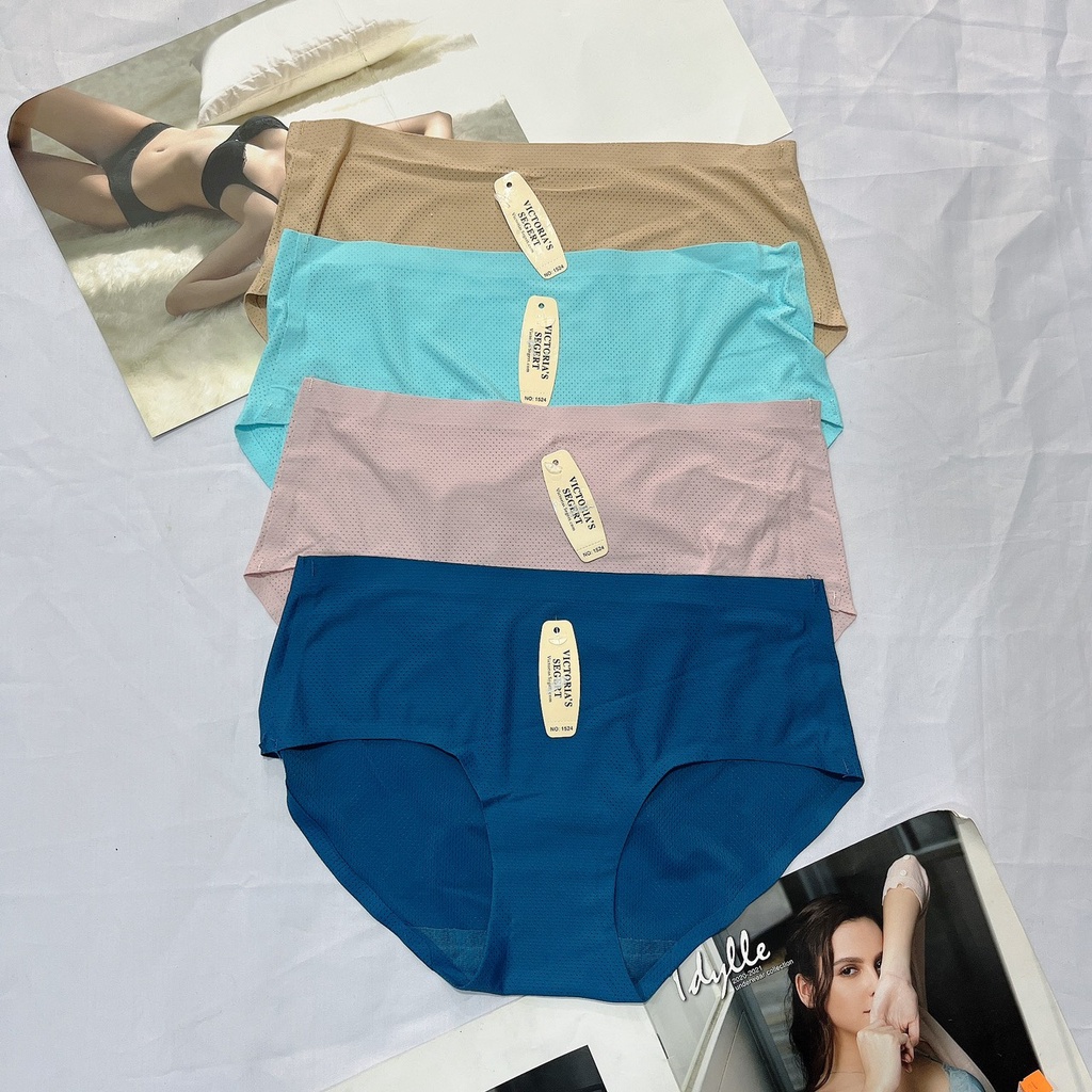 Quần lót su nữ đúc cao cấp thông hơi cạp cao, cạp thấp mềm mịn thoáng mát không lộ đường may size từ 45-60kg