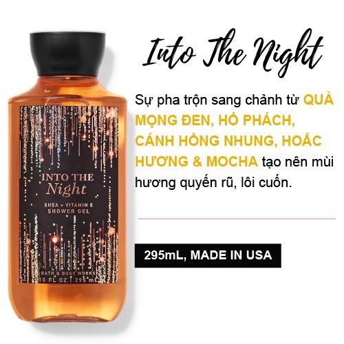 Sữa Tắm Hương Nước Hoa Into The Night 295ml