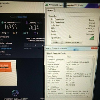 card wifi pc Intel 450mbps 2 băng tần pc2ndhcm