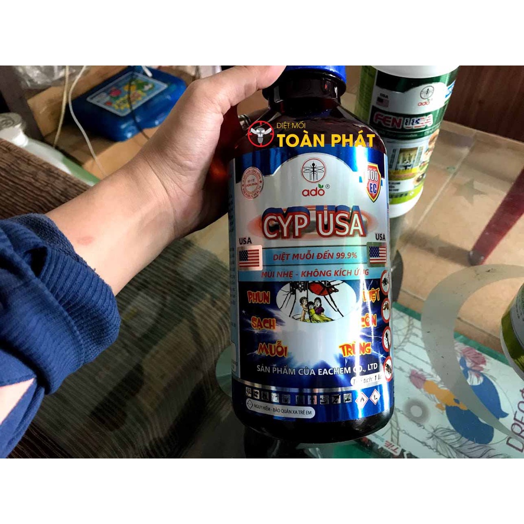 Thuốc xịt muỗi y tế CYP USA 1000ml diệt muỗi và côn trùng an hoàn hiệu quả