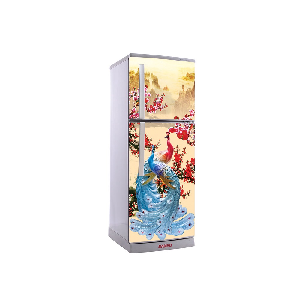 Decal dán trang trí tủ lạnh mẫu Xuân 2023- 07- Chất lượng cao - chống thấm