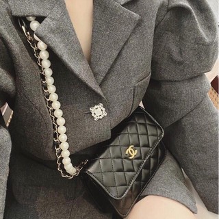 Túi đeo chéo 2 dây, dây ngọc