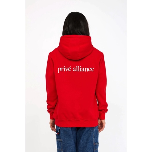 ÁO PRIVE BAEKHYUN  PLAYGROUND HOODIE RED