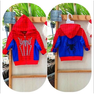 [7-10kg] [SALE] Áo khoác chống nắng nhện Spiderman cho bé trai