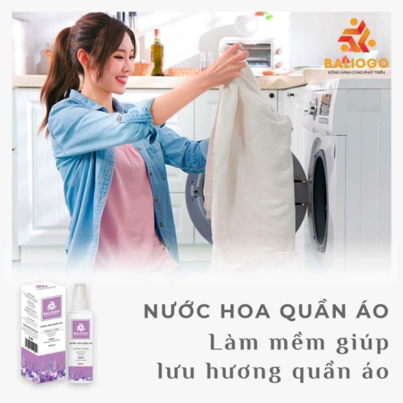 Xịt Thơm Quần Áo Baliogo 100ml