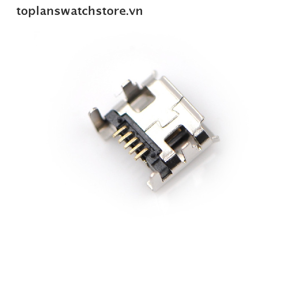 Set 10 Giắc Cắm Micro USB Type B 5 Chấu DIP Tiện Dụng