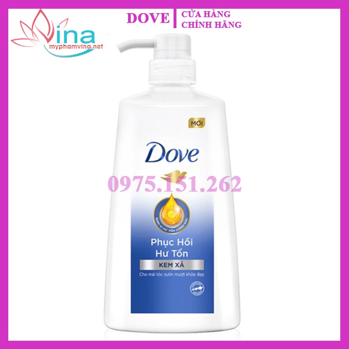 Dầu xả Dove phục hồi hư tổn 633ml