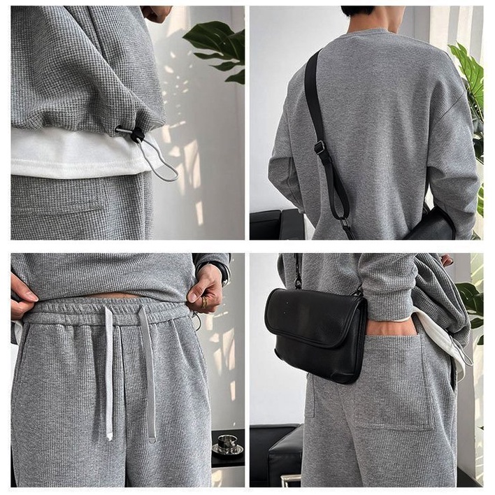 Bộ thu đông nam nữ trẻ trung năng động, quần áo dài tay nam nữ dáng Hàn Quốc 01