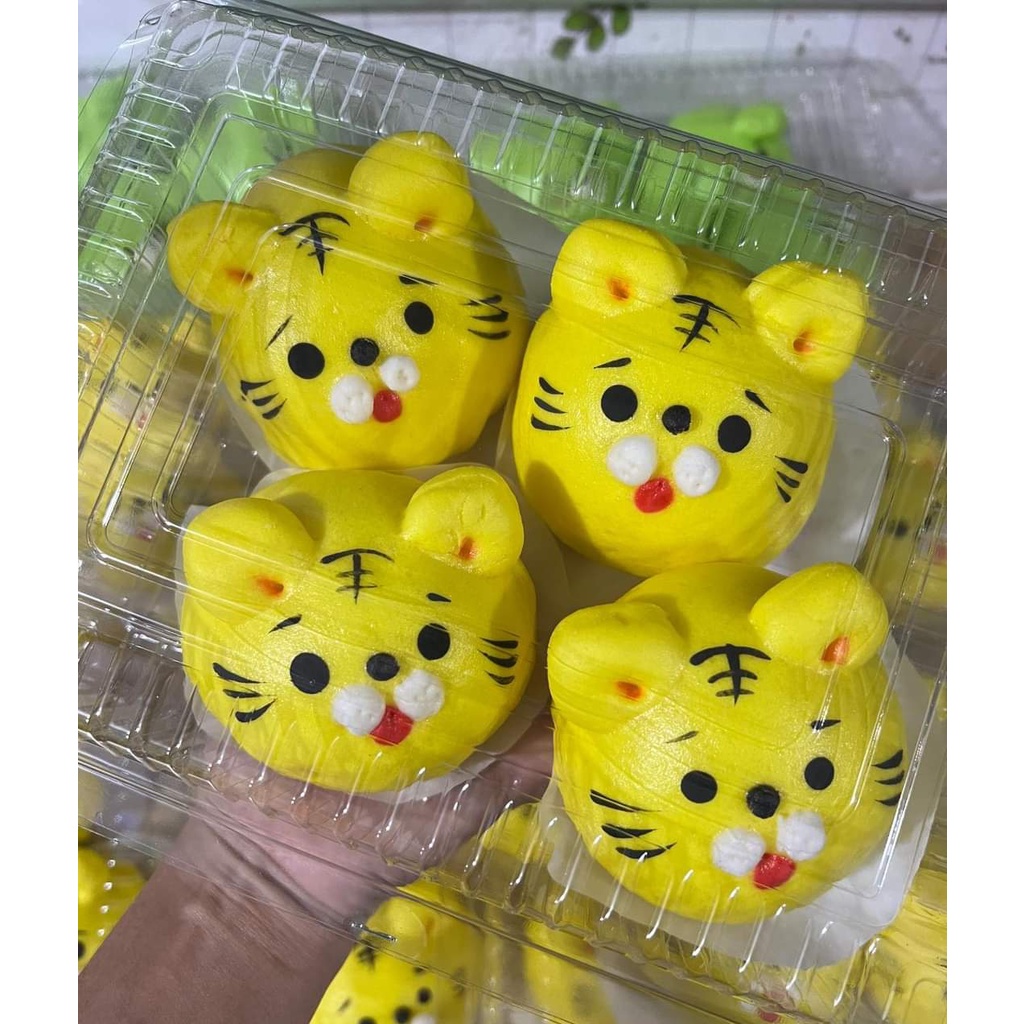 Bánh bao tạo hình con hổ -