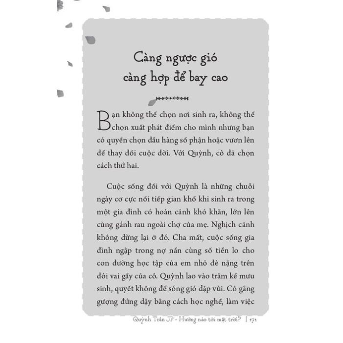 Sách - Combo Trưởng Thành: Chưa Kịp Lớn Đã Phải Trưởng Thành và Quỳnh Trần JP – Hướng Nào Tới Mặt Trời?