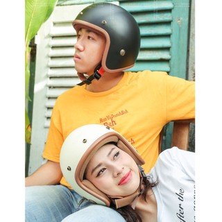 Mũ nón bảo hiểm 3/4, 1/2  đầu dành cho nam nữ, phượt thủ nhiều màu thời trang hàng chuẩn full tem kiểm định, chất lượng