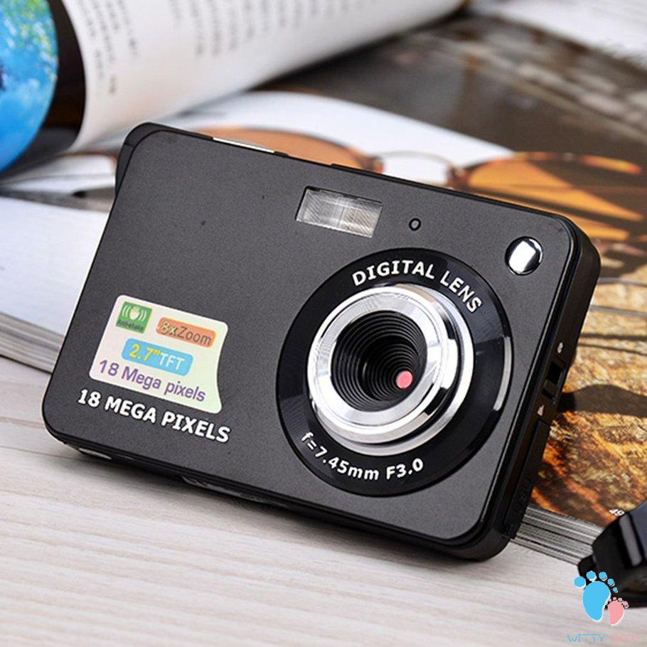 2.7 Inch TFT LCD Display 18MP 720P 8x Zoom HD Digital Camera Anti-Shake Camcorder Videos CMOS Micro Camera Children Gift