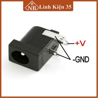 Linh kiện Jack cắm DC cái 5.5*2.1mm