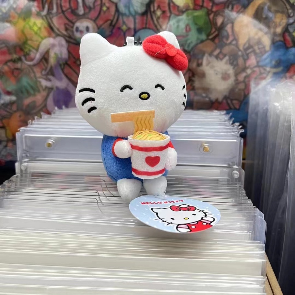 Sanrio Móc Khóa Hình Đồ chơi nhồi bông Đáng Yêu