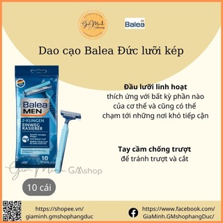 Dao Cạo Lưỡi Kép Balea - Nội địa Đức