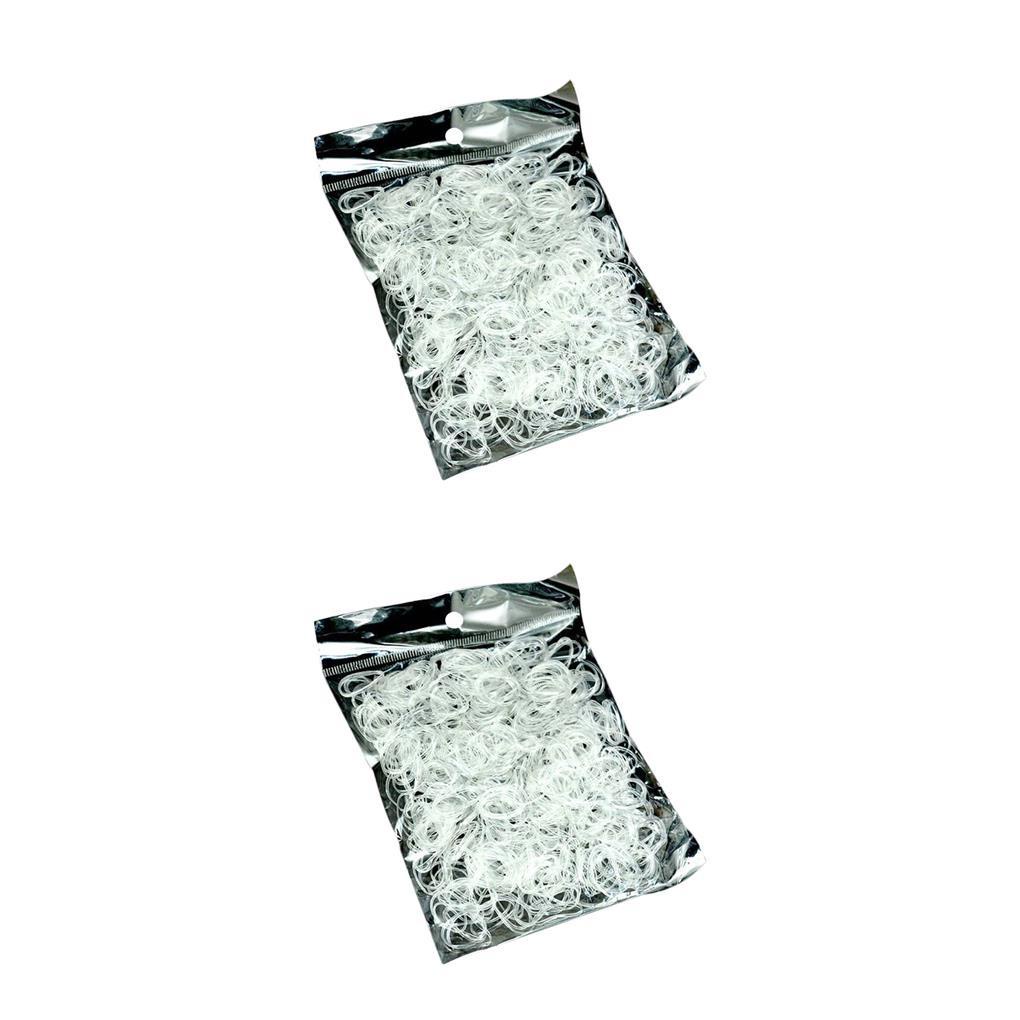 Túi 1 / 2 / 3 / 5 Dây Buộc Tóc Đuôi Ngựa Co Giãn Bằng TPU Dành Cho Bé Gái