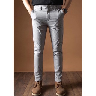 Quần kaki nam co giãn nhiều màu - form slimfit