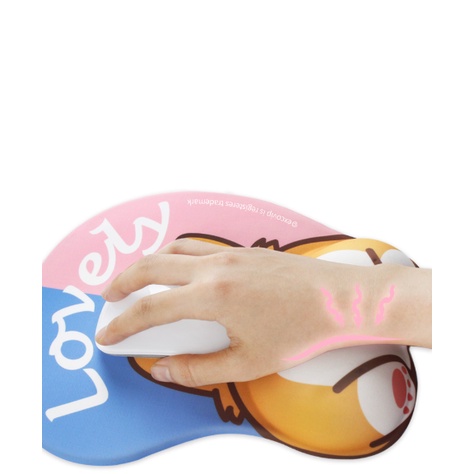 Miếng Lót Chuột Máy Tính Hình Chú Chó Corgi 3D Dễ Thương